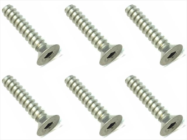 STP-315 3 × 15 Titanium Hex Dish Tapping Screw 6pcs