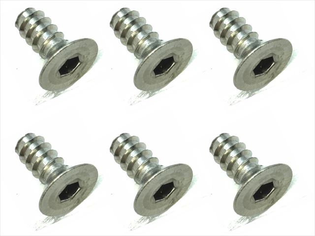 STP-410 4X10 Titanium hex Flat tapping screw (6 pcs.)