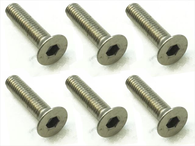 STR-313  Titanium hex Flat Head Screw 3X13