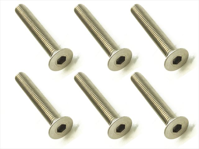STR-323  3x23 Titanium hex Flat Head Screw (6 pcs.)