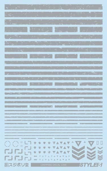 ST01-LIN-GR Chipping Decal Line Gray