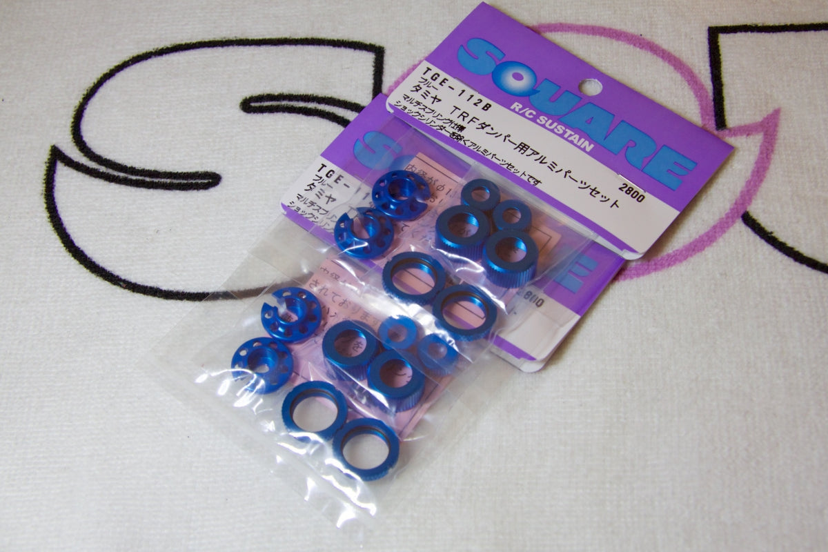 TGE-112B TRF Damper Alu Conversion Kit Blue