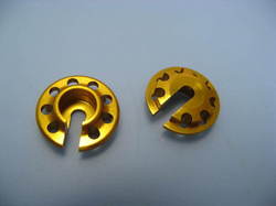 TGE-112EG Aluminum Shock Spring Retainer with multi-spring Gold