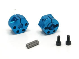 TGE-1208 Clamp Type Aluminum Hex Hub 8mm (Blue)