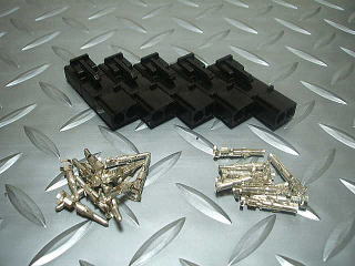 TN-109BK Tamiya Connector Set Black 5pcs