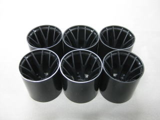 TN-955 Associated R5.1 Rear Wheels Black 6pcs