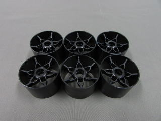 TN-984 YRX12 Front Wheels Black 6pcs