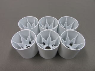 TN-987 YRX12 Rear Wheels White 6pcs
