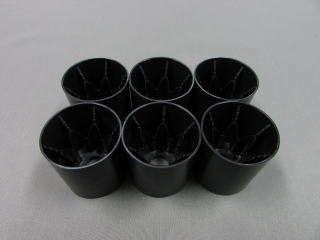 TN-988 YRX12 Rear Wheels Black 6pcs