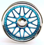 DRIFT 10-Spoke Mesh Chrome/Blue HD Wheels (2pcs/pack)