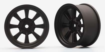 TW-2713B RS WATANABE 8 SPOKE (Black) 4mm Offset