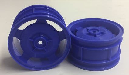 54682 Star-Dish Wheels (Blue) - Buggy Rear