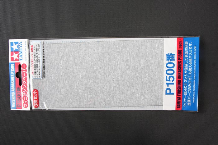 87059 Finishing Abrasives P1500 - 3 Sheets