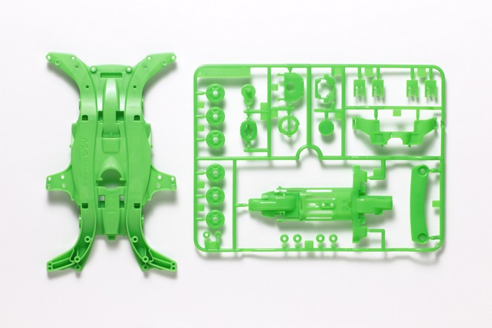 95052 Fluorescent-Color Chassis - MA Chassis Set / Green