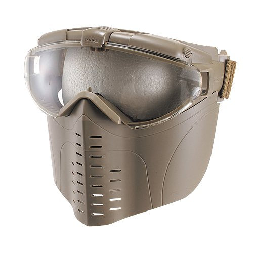 Pro Goggle Fan Ventilation Full Face Version - Brown