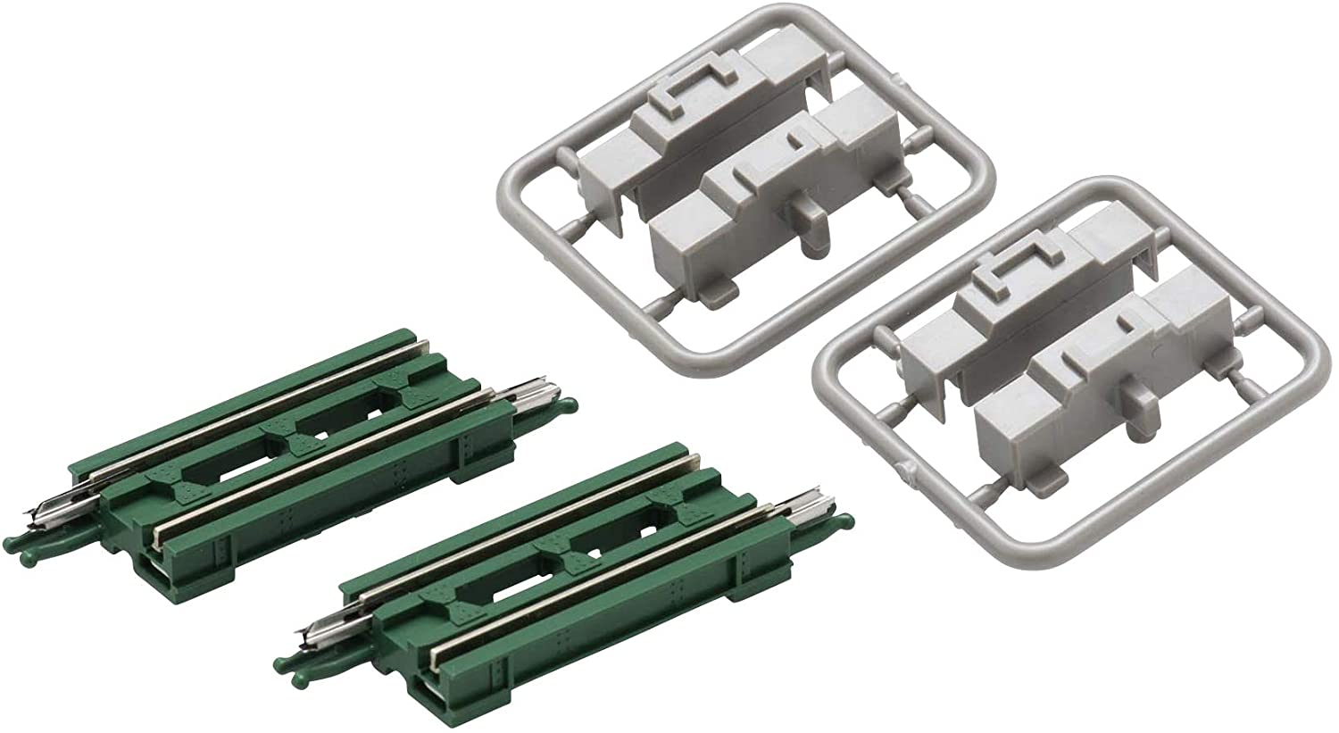 3265 Fine Track Trough Guarder Bridge S35 (F) (Dark Green) (Set