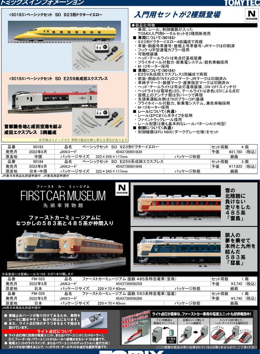 FM-026 First Car Museum J.N.R. Series 583 Limited