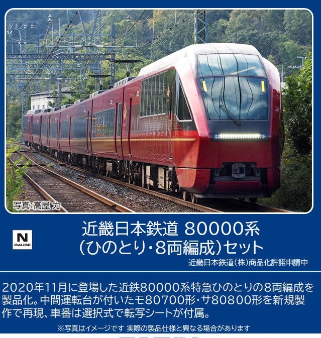 98786 Kinki Nippon Railway (Kintetsu) Series 80000