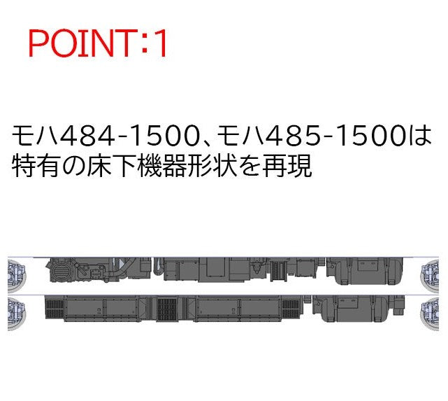 98795 J.N.R. Series 485-1500 Limited Express Trai