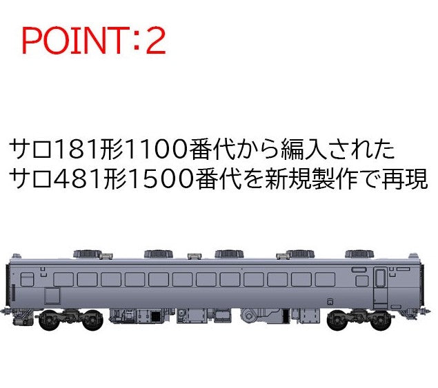98795 J.N.R. Series 485-1500 Limited Express Trai