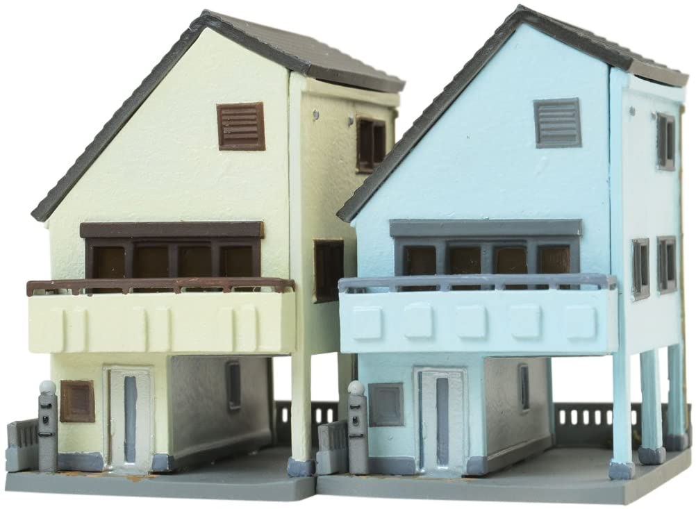 260677 The Building Collection 016-4 Contemporary Townhouses A (