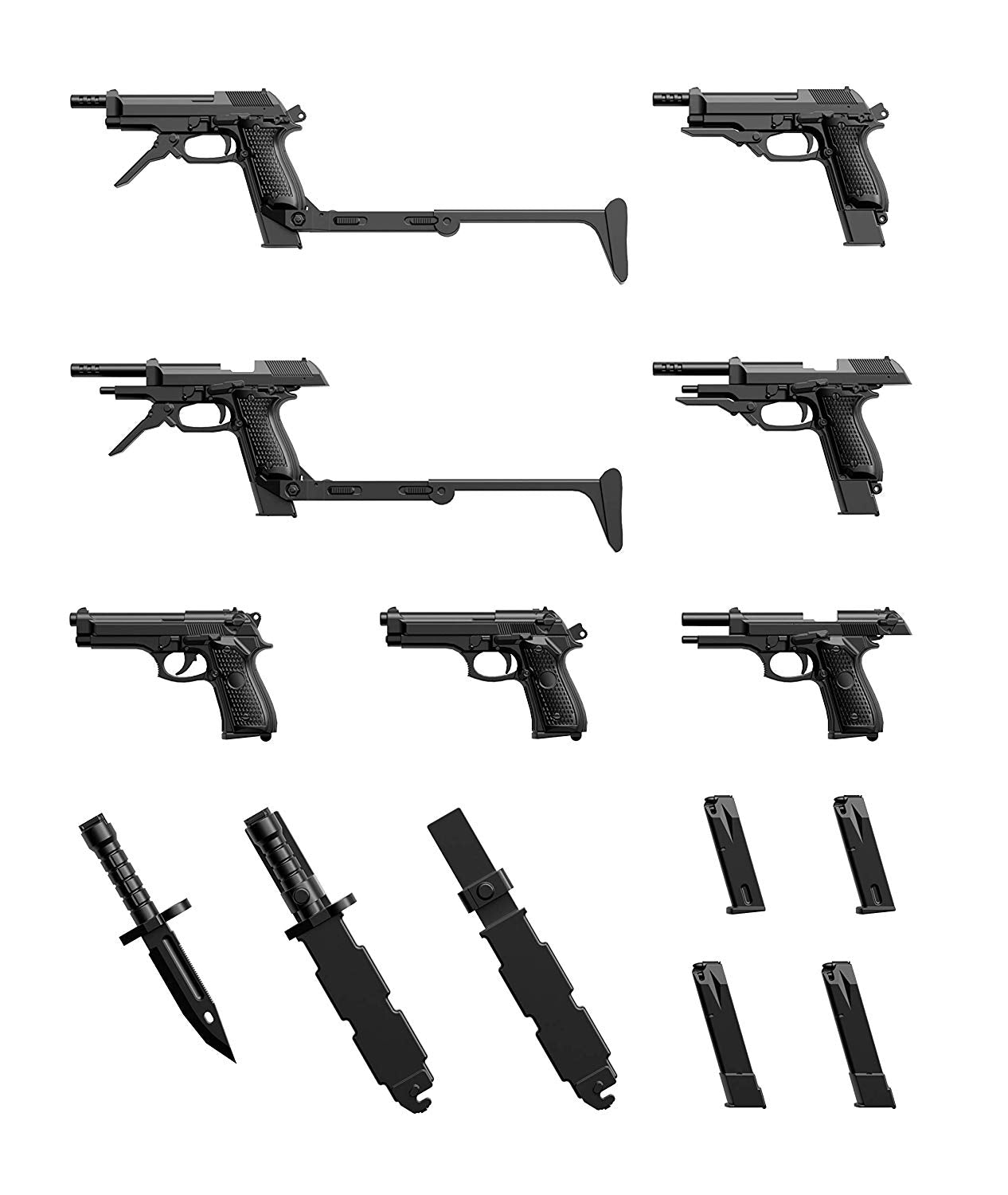 1/12 Little Armory (LA049) M9 & M93R Type