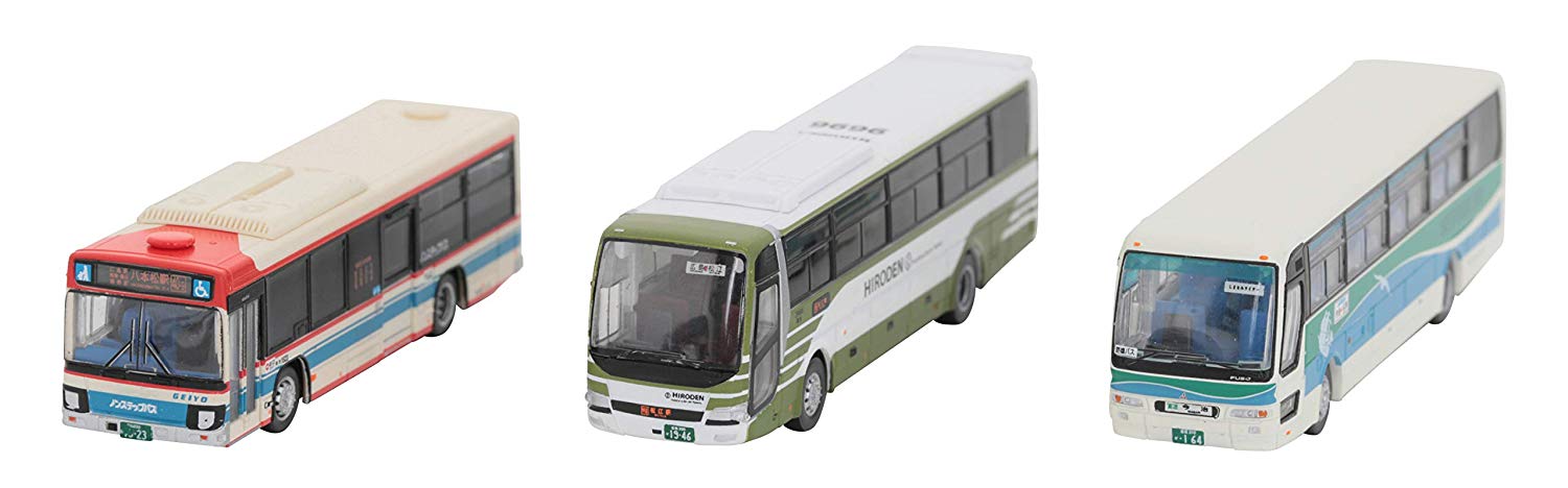 292678 The Bus Collection Hiroshima Bus Center Set D (3 Cars Set