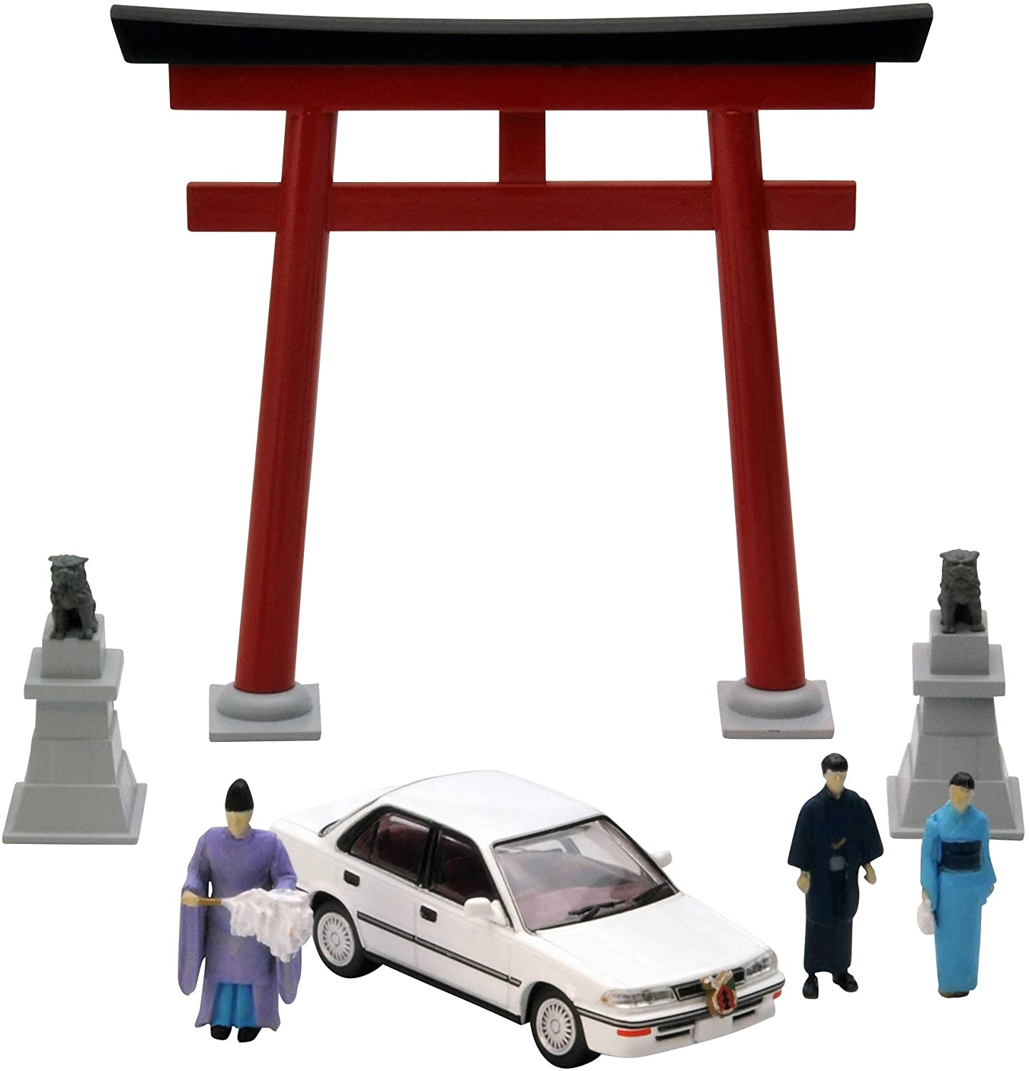 312321 Diorama Collection64 #CarSnap03a New Year`s Visit to a Sh