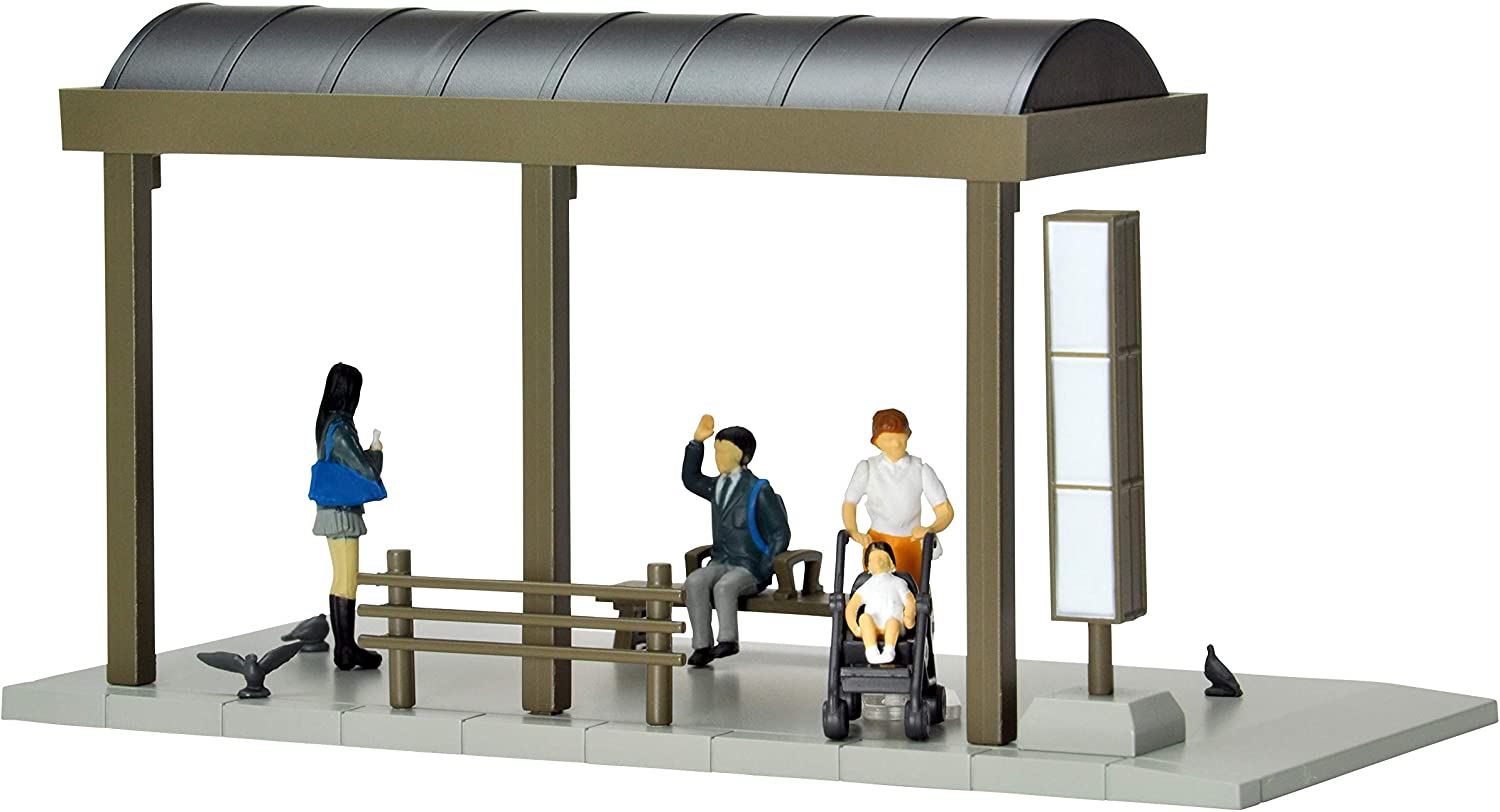 312369 Diorama Collection64 #CarSnap05a Bus Stop