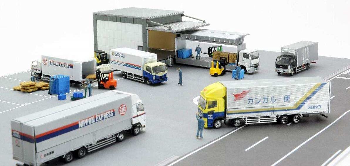 31261 1/150 GJ! WORKING VEHICLE HYAKKEI 001 LOGISTICS: 1BOX (8PC