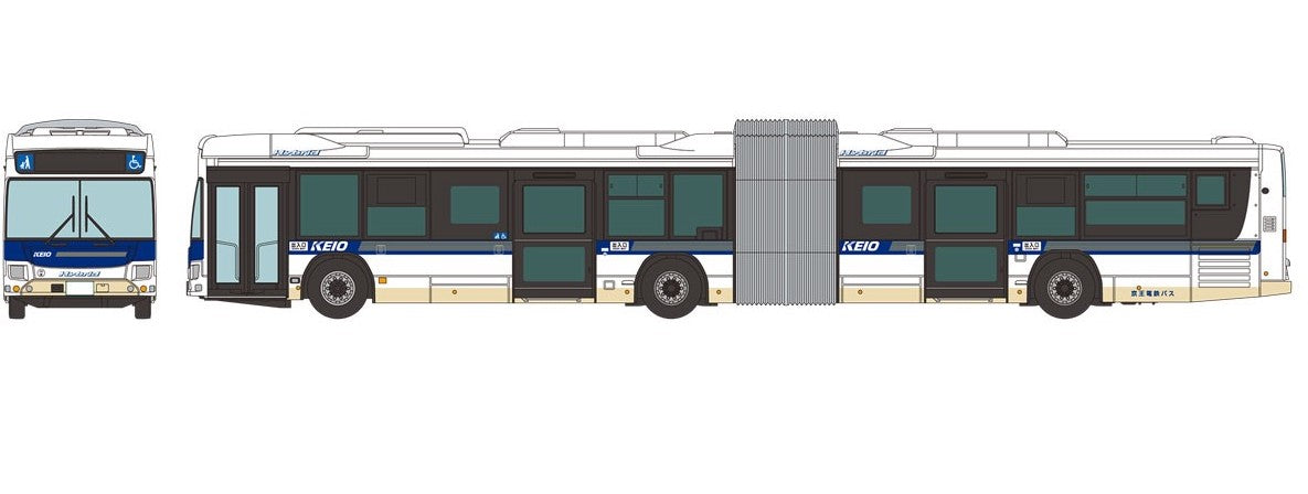321668 The Bus Collection Keio Dentetsu Bus Artic