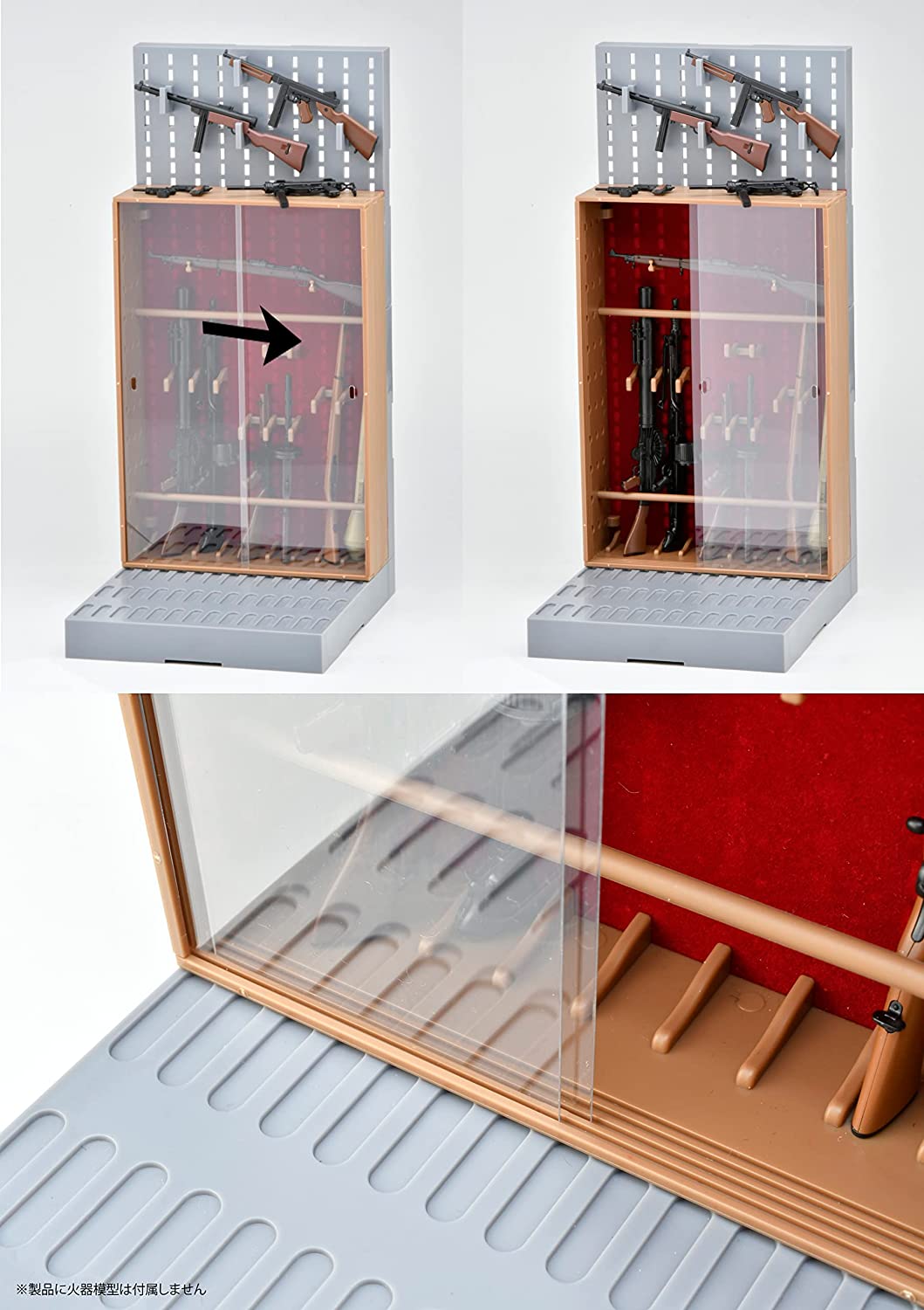 323914 1/12 Little Armory (LD042) Gun Rack F - Classical Gun Rac