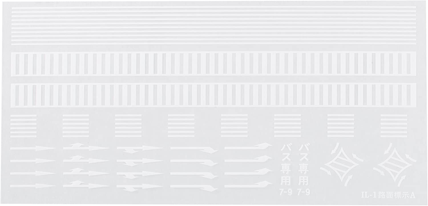 IL-1 Road Painting Lettering sheet A (White/Crosswalk, Center Li