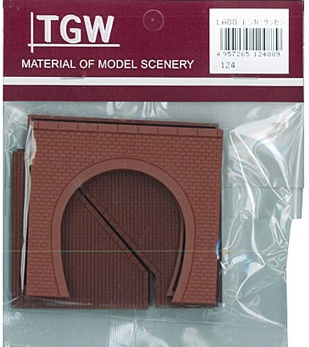 LA-88 Tunnel Portal (Brick Design Style) for Single Track (2-pai