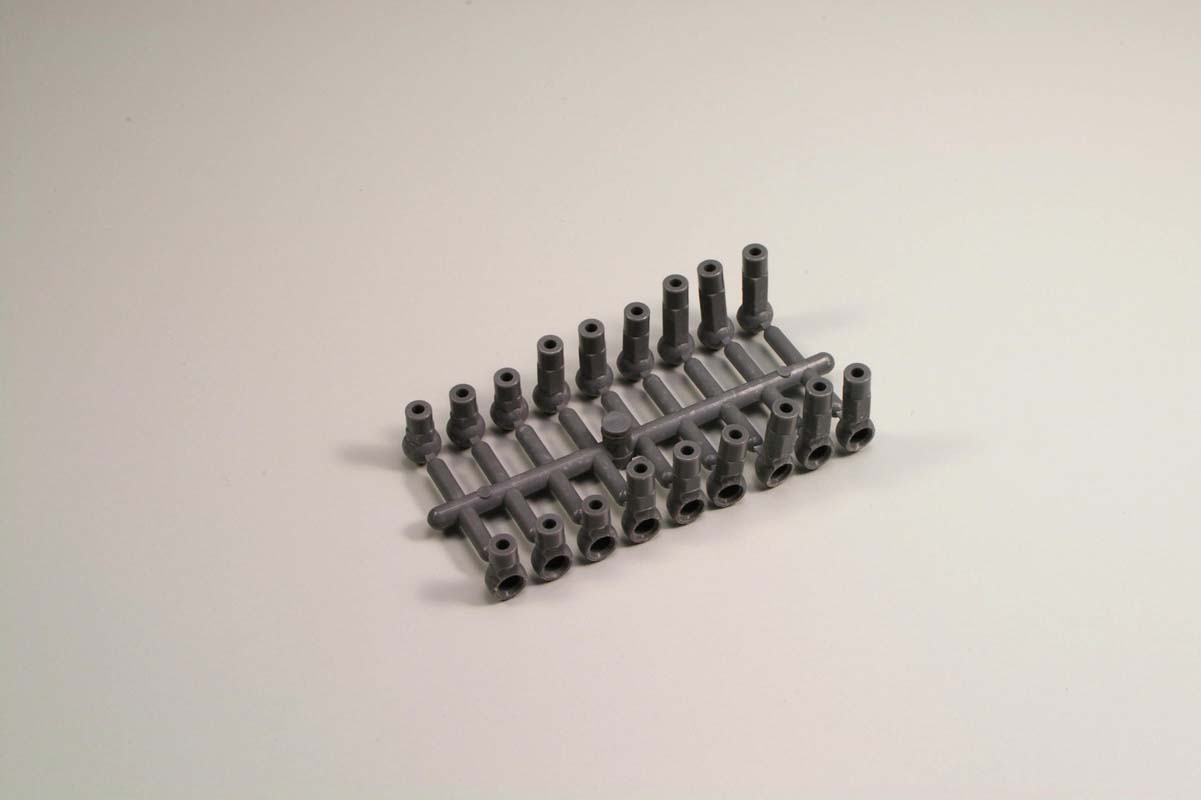 UM112H 4.8mm ball end (hardware / Gun Metallic)  ZX-5