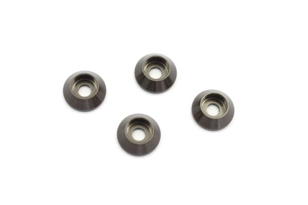 W0148GM M3.0 Head Washer Gunmetal/4pcs)