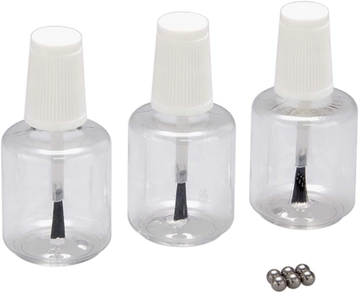 OF-086 Plastic Bottle with Brush (Thick Bottle / Large Brush)