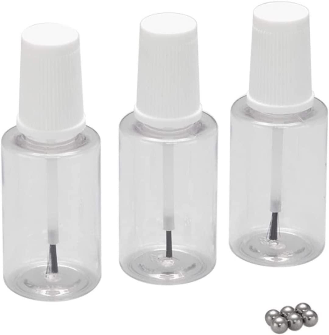 OF-087 Plastic Bottle with Brush (Thin Bottle / Small Brush)