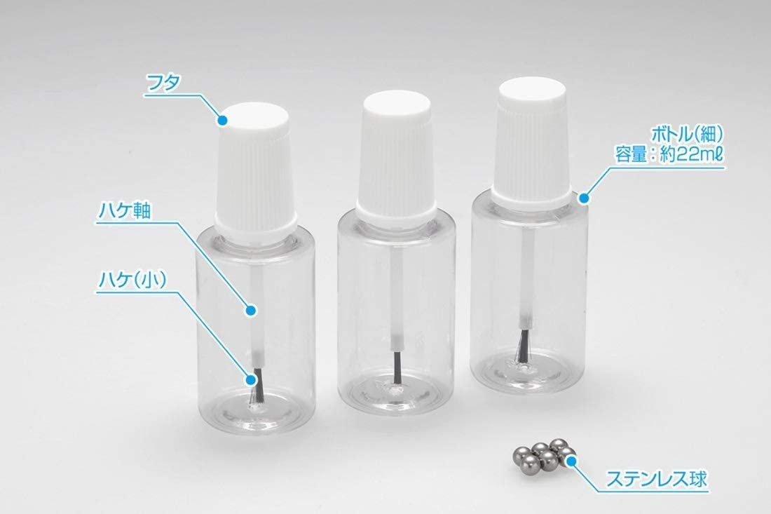 OF-087 Plastic Bottle with Brush (Thin Bottle / Small Brush)