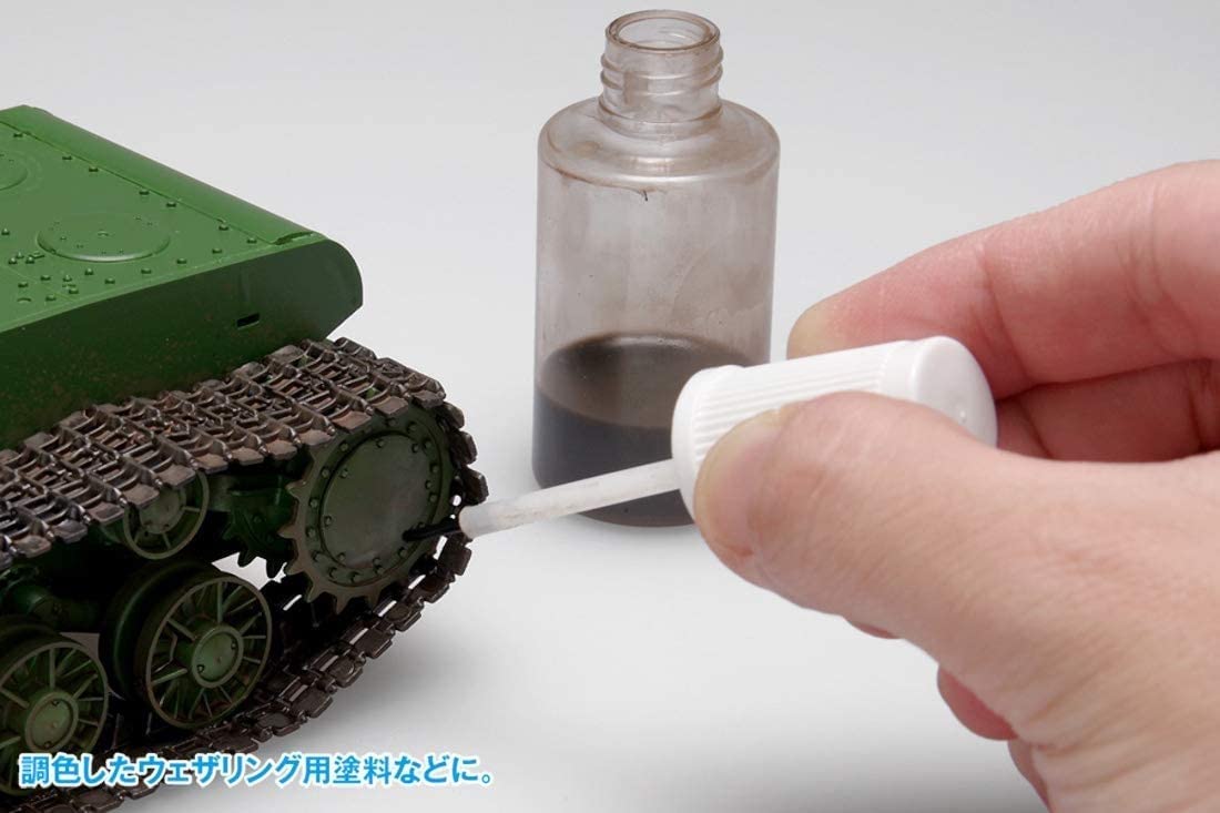 OF-087 Plastic Bottle with Brush (Thin Bottle / Small Brush)