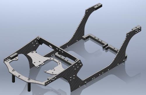 0364-FD Carbon Frame Real Concept (FR-D V2.0/V3.0/V4.0)
