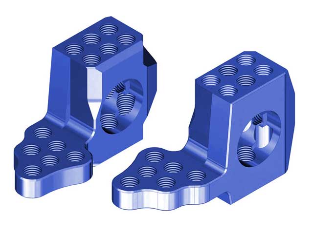 0543-FD GX Front Knuckle Ver.4 (Blue)