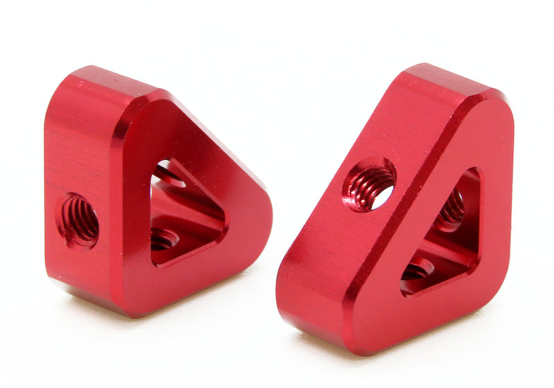 0624-FD 2 way delta mount 2pcs / red