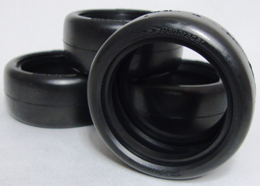 PMT-36CP PR Racing Slick Mini Carpet Tires (4pcs)