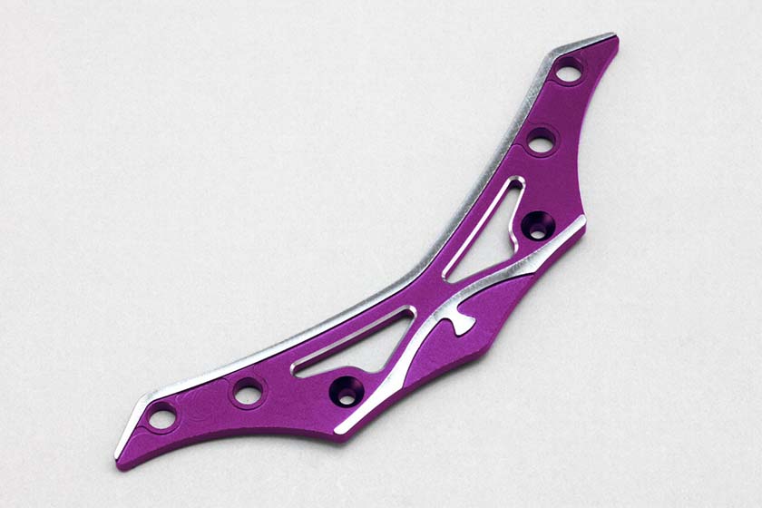 Y2-P001BA Aluminum front bumper brace (purple/Bevel edge) for YD