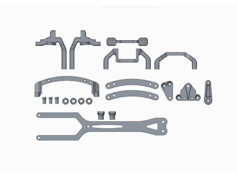 Y2-202SRE Central Steering Bulk Head Set with Curved Slide Rack