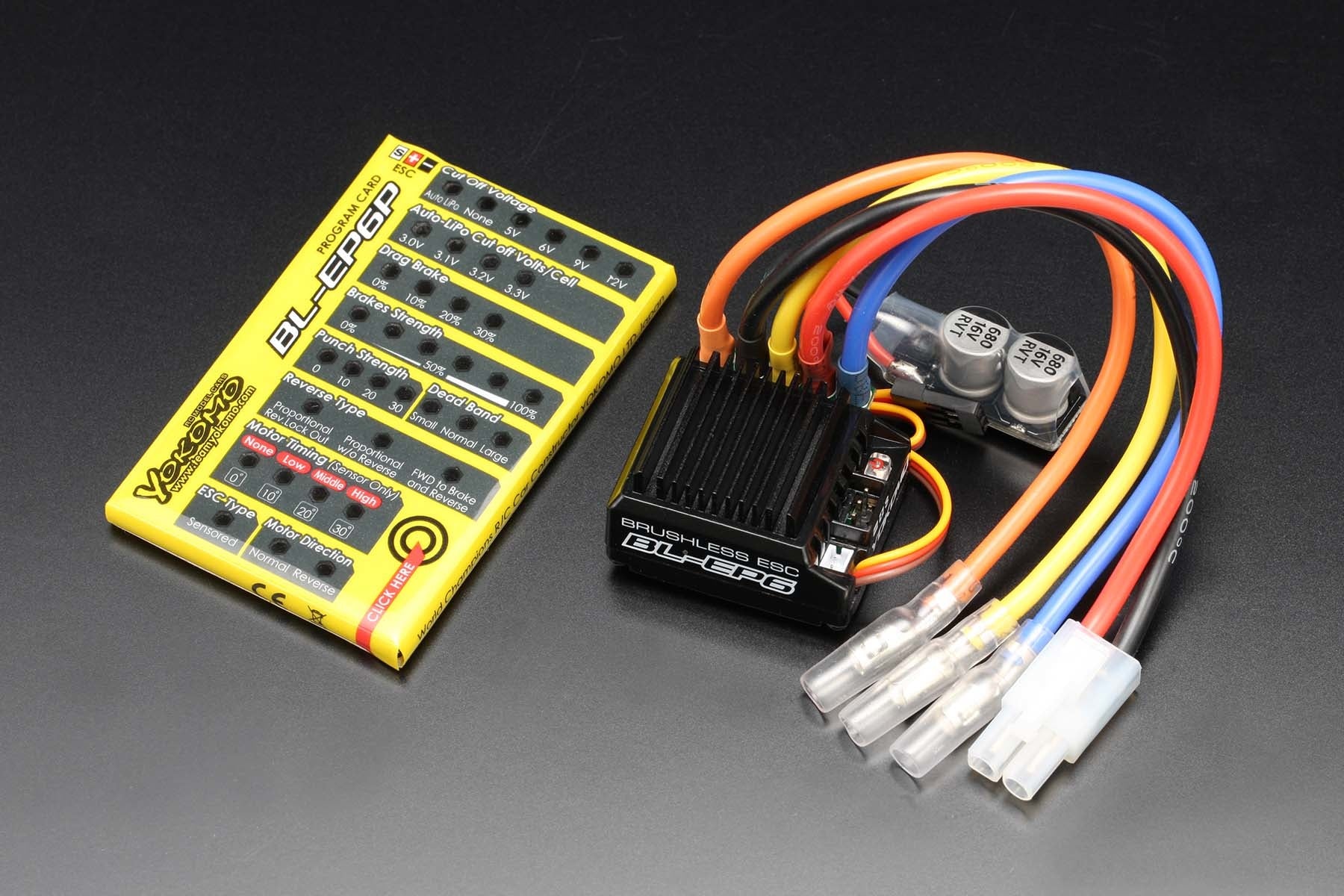 BL-EP6A Brushless Speed Controller with Program card