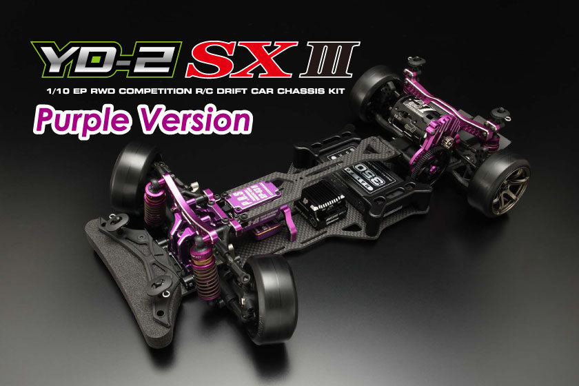 ヨコモ　YD2 SX III purple version Banzai Hobby - Yokomo DP-YD2SX3P YD-2SXIII Drift Car Purple