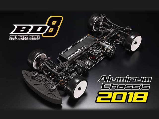 MRTC-BD818A BD8-2018 BLACK SERIES Aluminium Chassis Kit