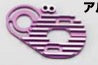 Y2-304ZSPA Aluminium Special Motor Mount Purple
